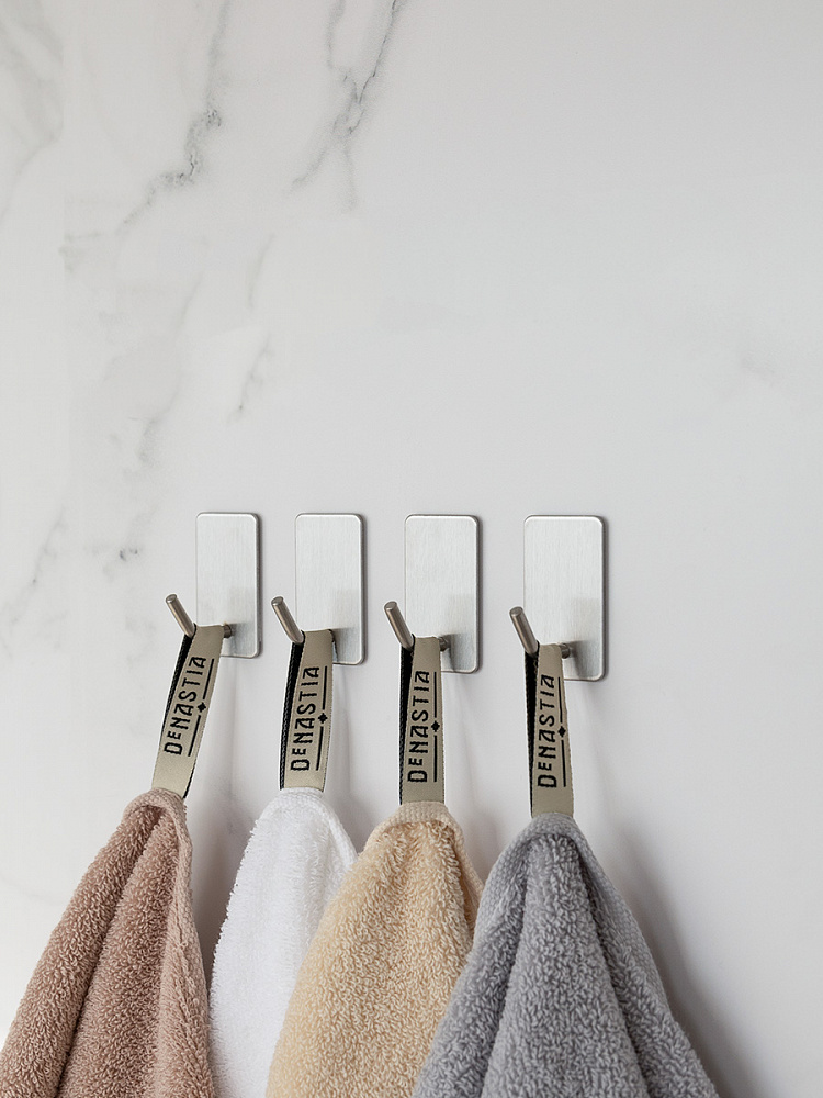 Набор крючков 4шт серый нержавеющая сталь Набор крючков 4шт серый нержавеющая сталь