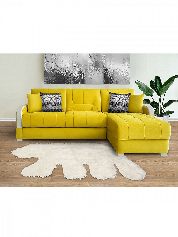 Коврик 75x120 белый искусственный мех Коврик 75x120 белый искусственный мех